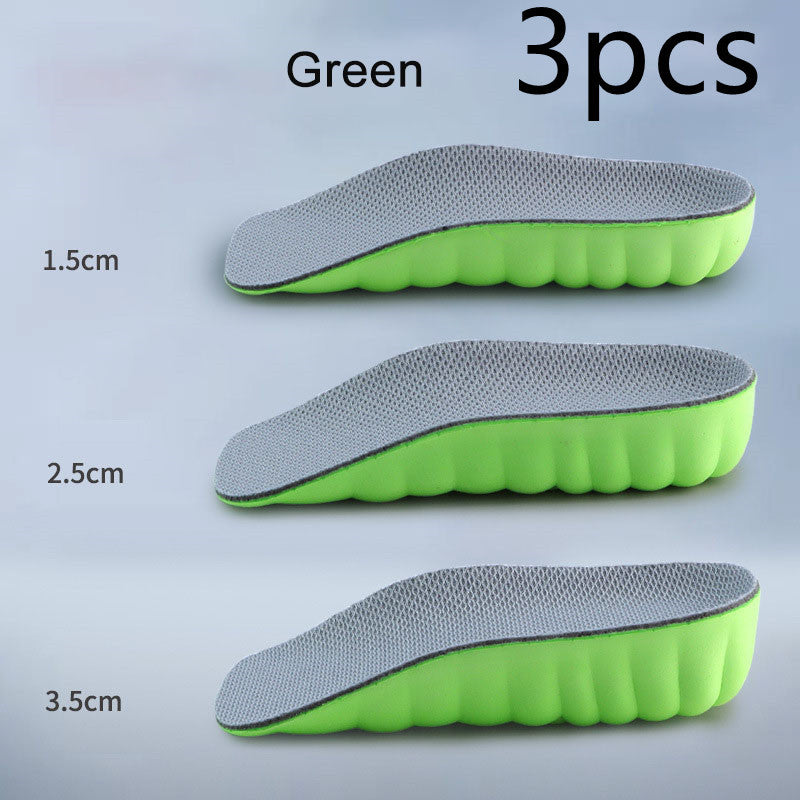 Height Increase Insoles For Men Women Shoes Flat Feet Arch Support Orthopedic