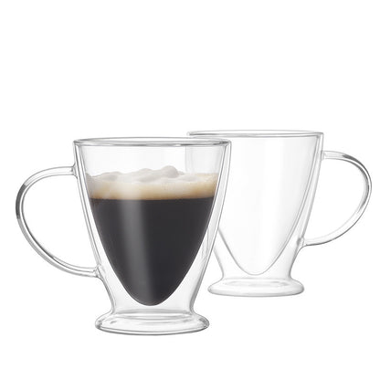 Double Layer Glass Cup Transparent Coffee Cup