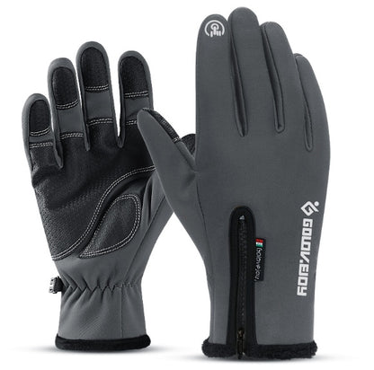 Motorcycle Gloves Moto Gloves Winter Thermal Fleece Lined Winter Water Resistant Touch Screen Non-slip Motorbike Riding Gloves