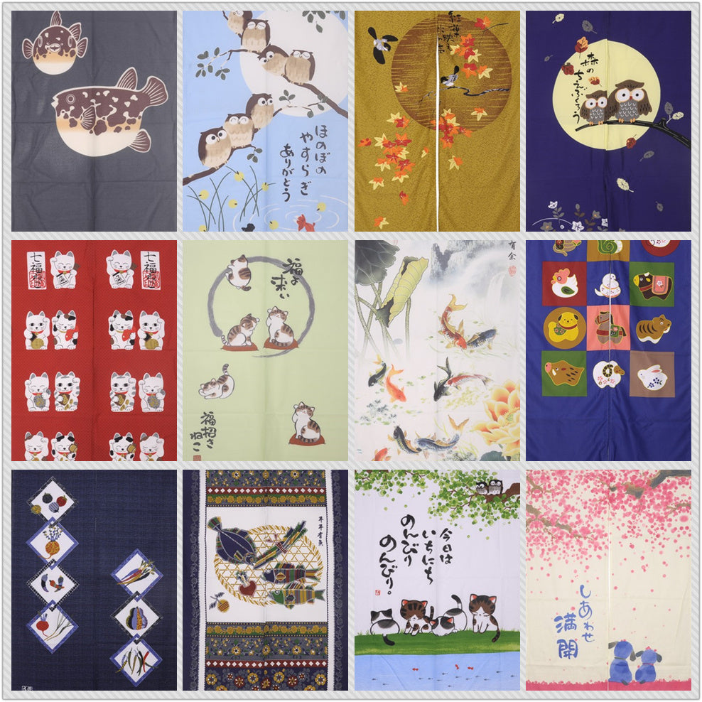A Variety Of Japanese-Korean-style Kitchen Decoration Curtains