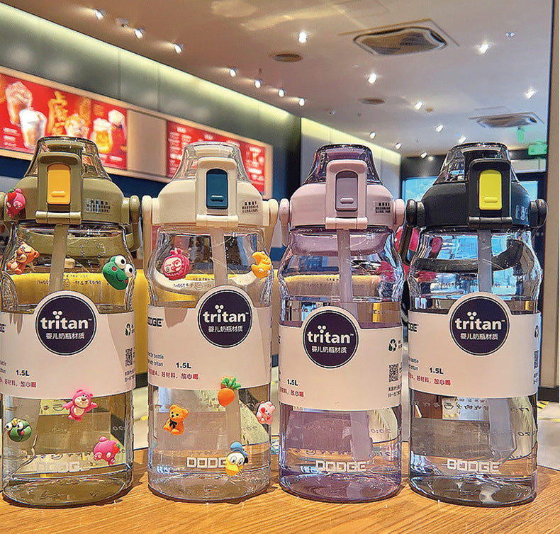 Large Capacity Plastic Sippy Cup Fitness Exercise