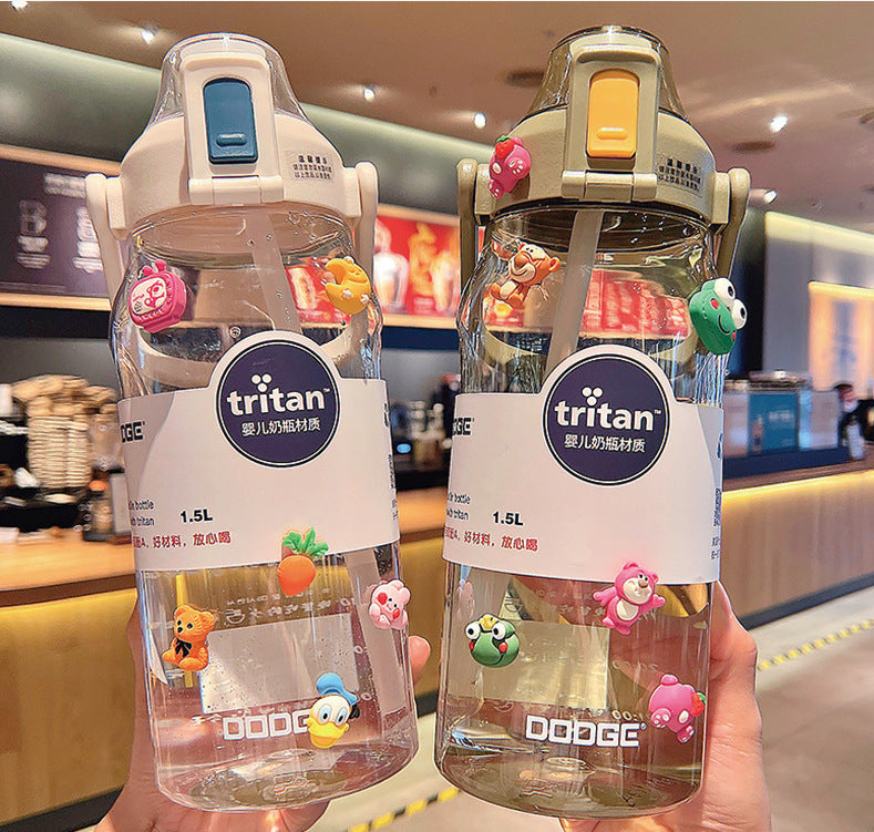 Large Capacity Plastic Sippy Cup Fitness Exercise