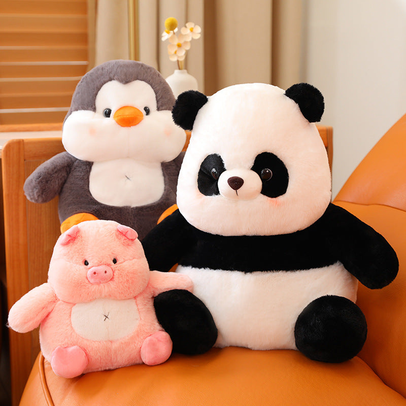 Little Panda Penguin Doll Doll Pillow