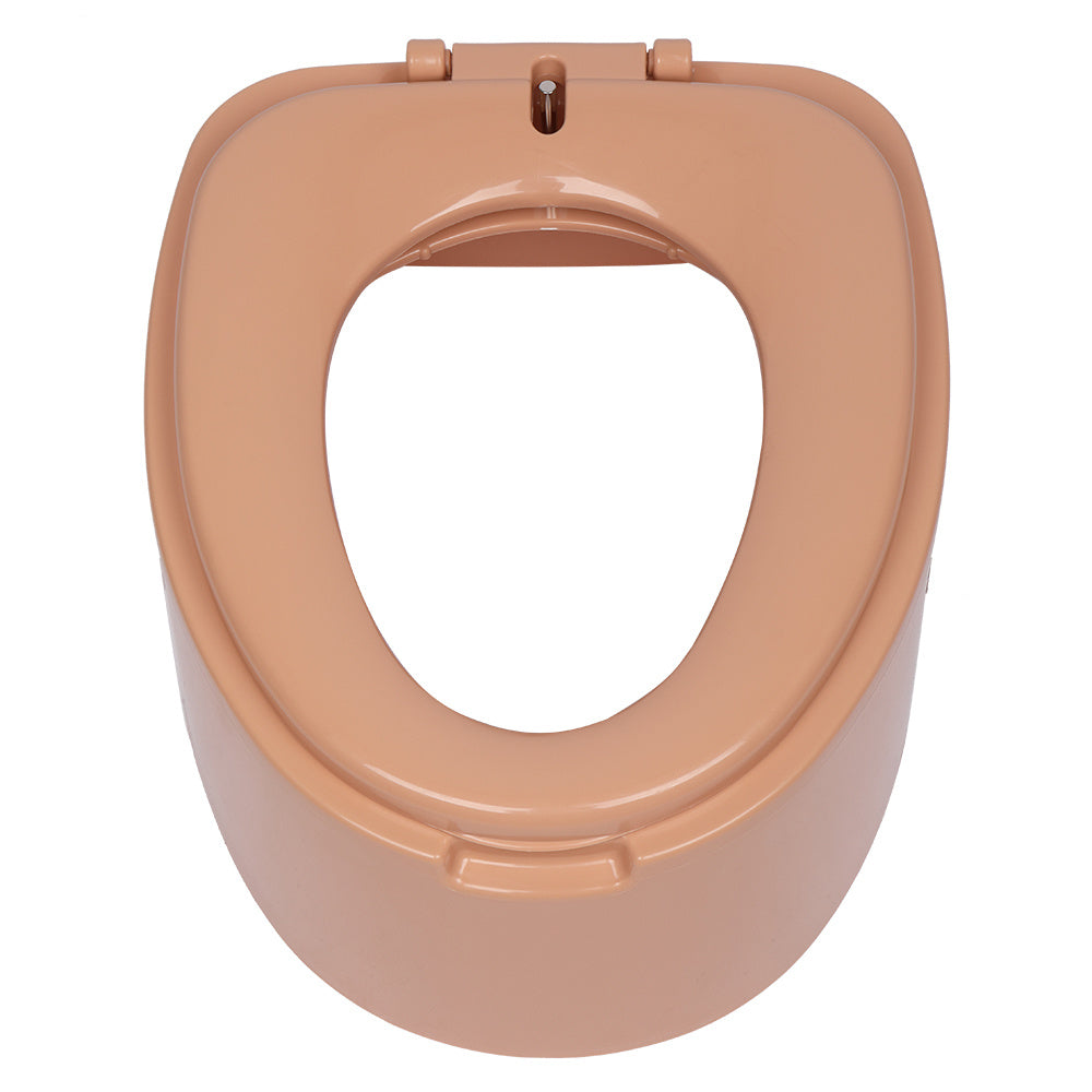 Portable Toilet Flagship With Anti Slip Pad Brown