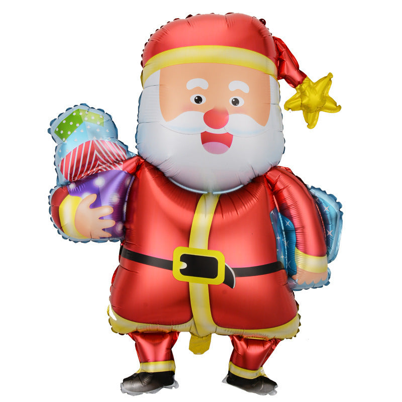 2024 Christmas Party Combination New Year Decoration Atmosphere Layout Aluminum Foil Balloon Set