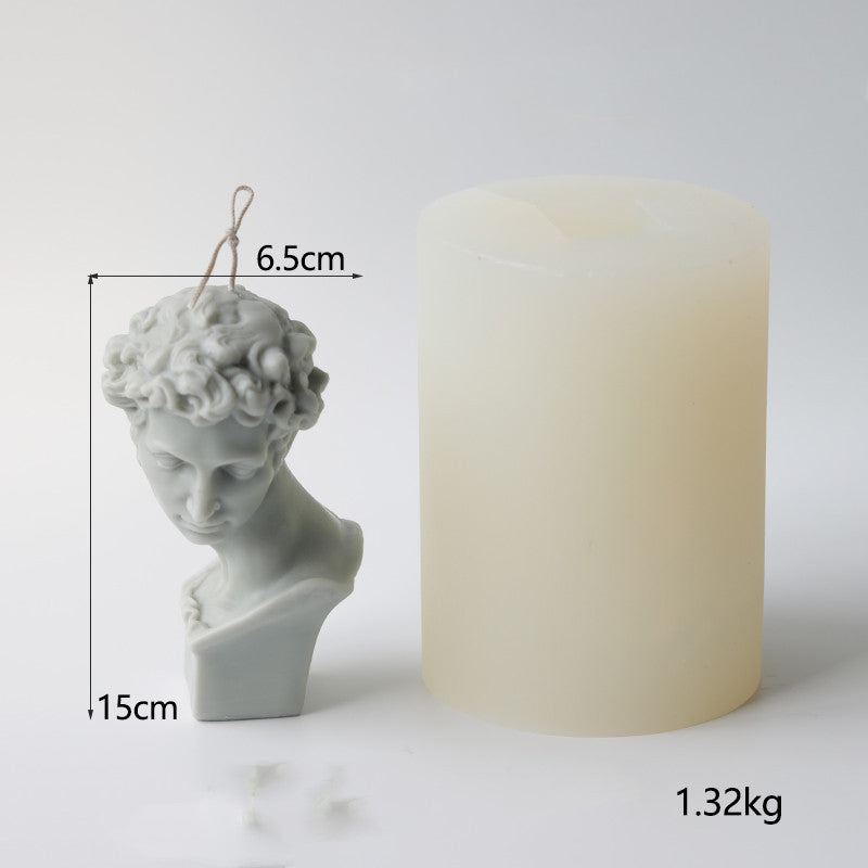 Marseille Head Candle Mold