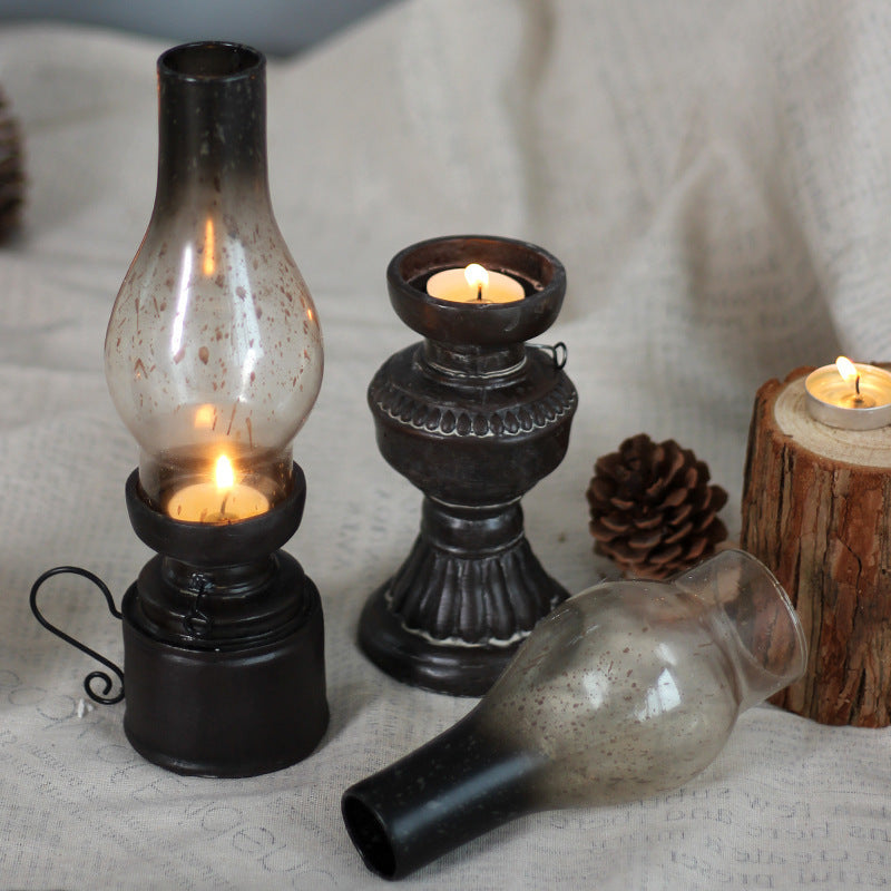Chinese resin candle holder