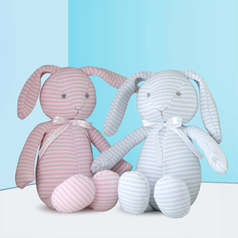 Baby comfort doll woolen doll animal doll knitted toy