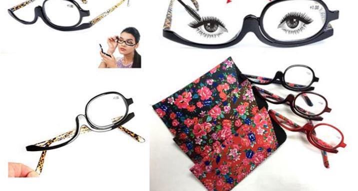 Makeup reading glasses