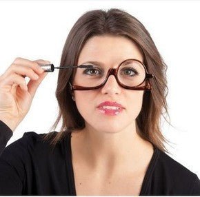 Makeup reading glasses
