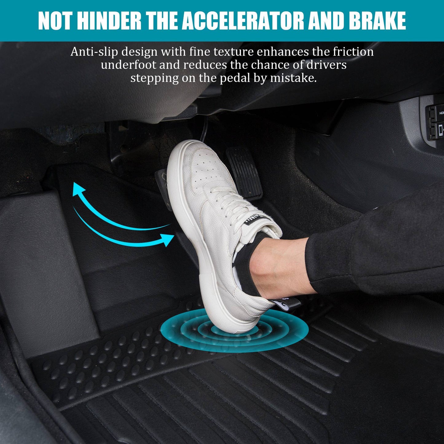 Floor Mats For 2021-2024 Rogue All Weather Anti-Slip Car Liners