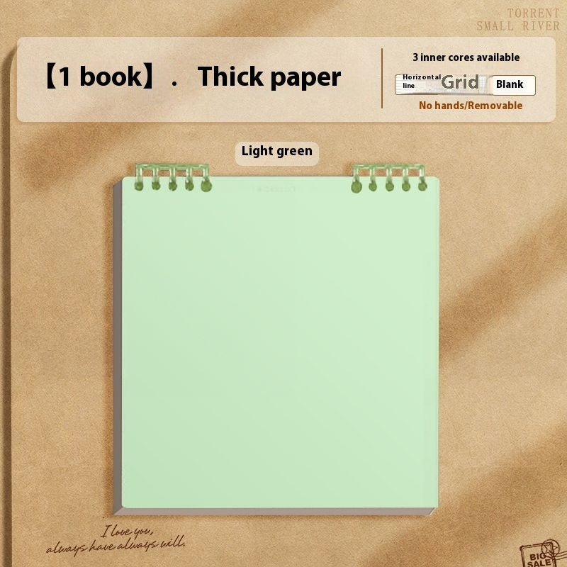 Simple Flip Up Detachable Chip Notebook