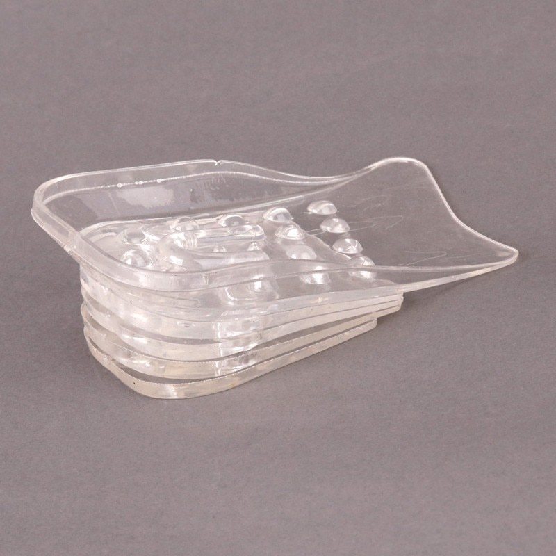 Transparent raised insoles five layers