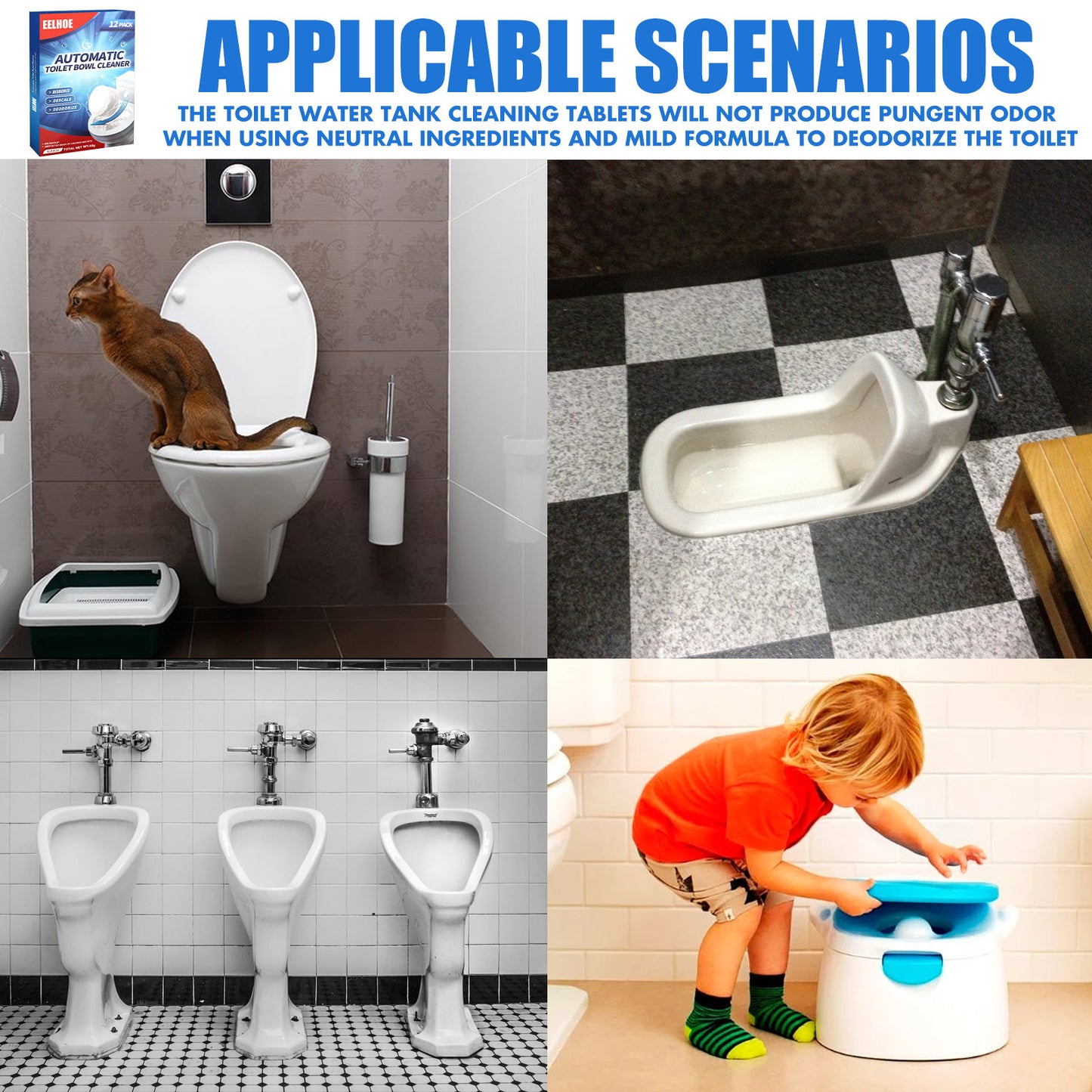 Deodorizing Multi Effect Deodorizing Toilet Toilet Cleaning Effervescent Tablets