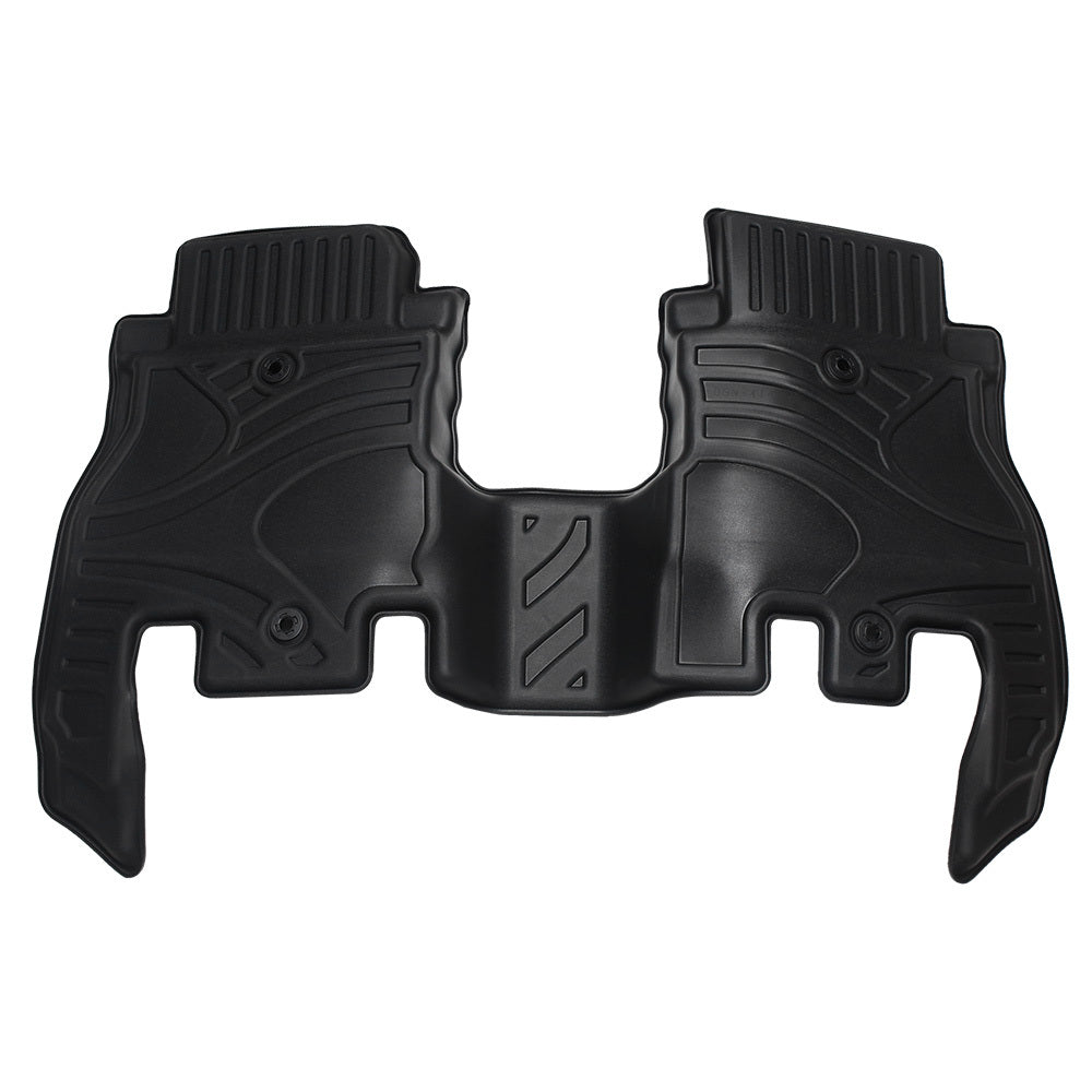 MKR Waterproof And Stain-resistant TPE Car Floor Mats Black 3 PCS For Jeep Wrangler JL 2018 4 Doors Model Not Fit For Jeep Wrangler JK Or 4XE