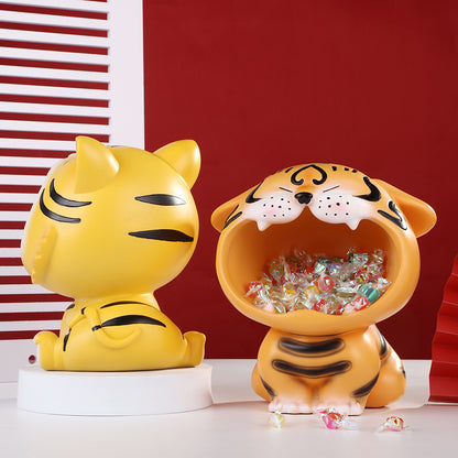 Creative And Cute Year Of The Tiger Lucky Storage Decoration