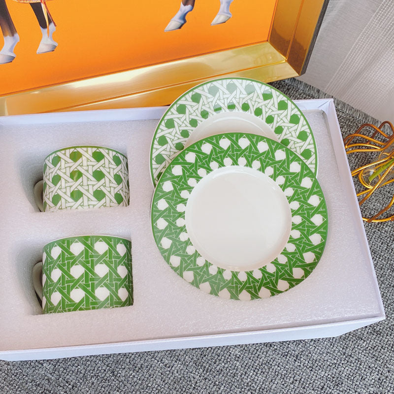 Ceramic Cup Set With Creative Home Coffee