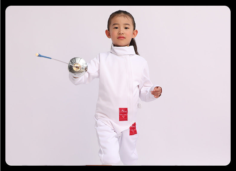 Three-piece Fencing Costume Set For Children And Adults