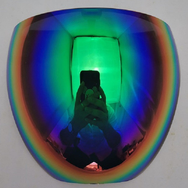 Face Screen Anti-droplet Anti-fog Windproof Eye Protection Dustproof Lampblack Mask Transparent Full Face Head Cover