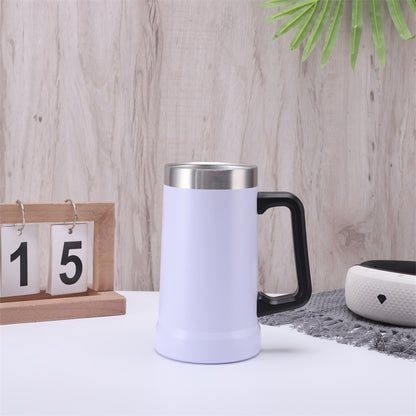 Large Capacity Stainless Steel Handle Beer Mug