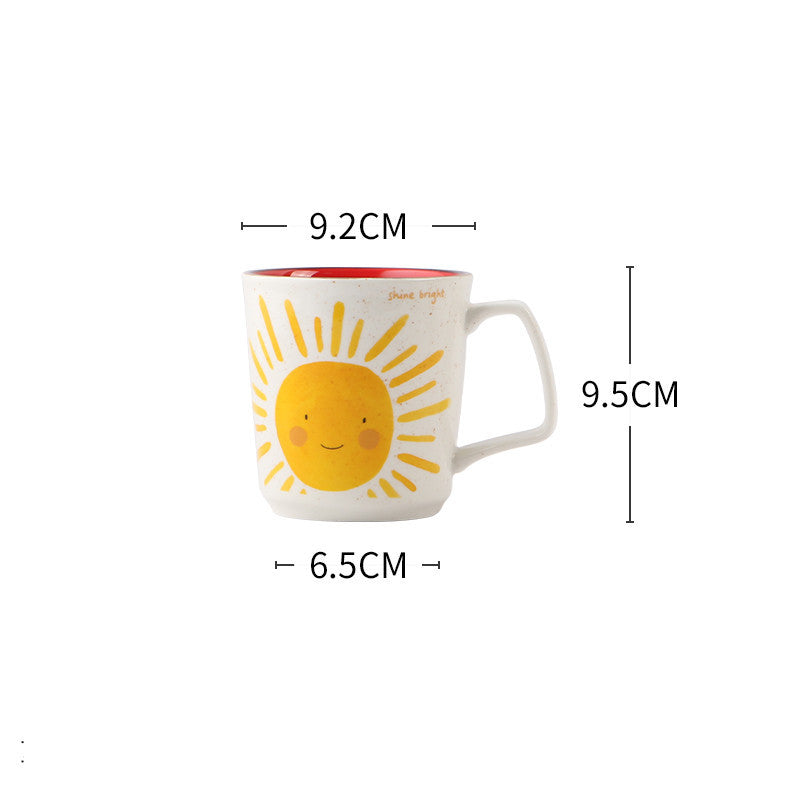 Women's Summer Ceramic Creative Office Coffee Mug