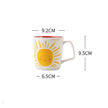 Women's Summer Ceramic Creative Office Coffee Mug