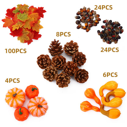Halloween Simulation Pumpkin Christmas Decoration Ornaments