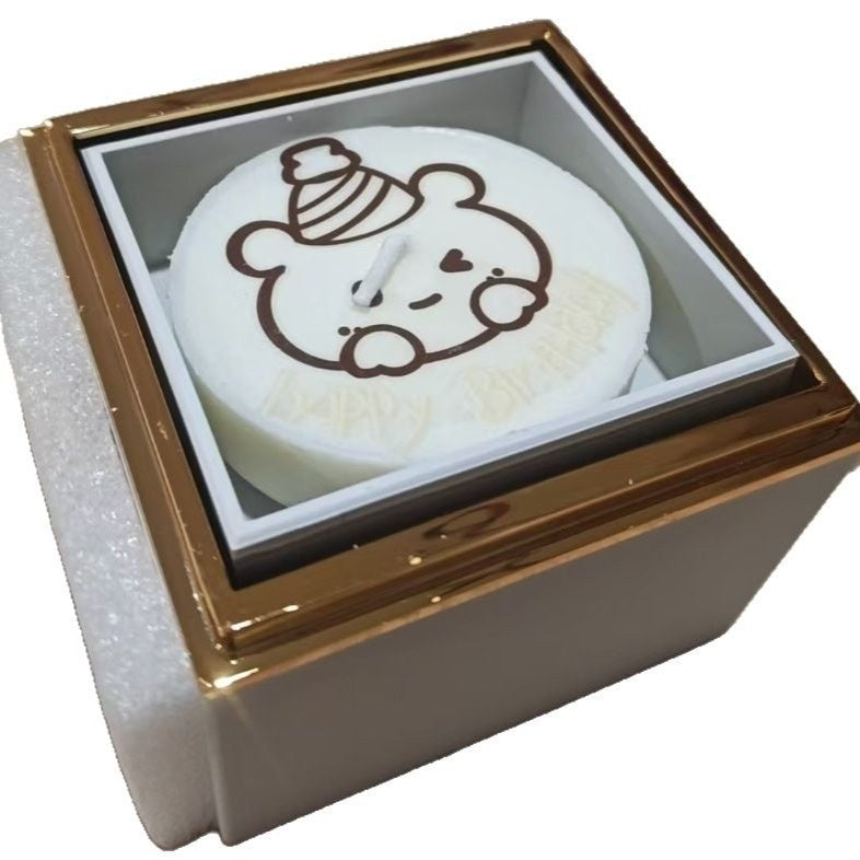 Holiday Birthday Surprise Cake Candle Box