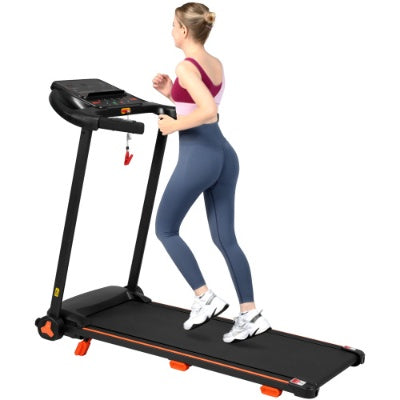 NEW Treadmills For Home, 2.5HP Quiet Folding Treadmill With Heart Rate Sensor, 300lbs Weight Capacity, 7.5MPH, Incline Treadmill With USB Charge Station Bluetooth Speaker, 6 Shock-Absorbing