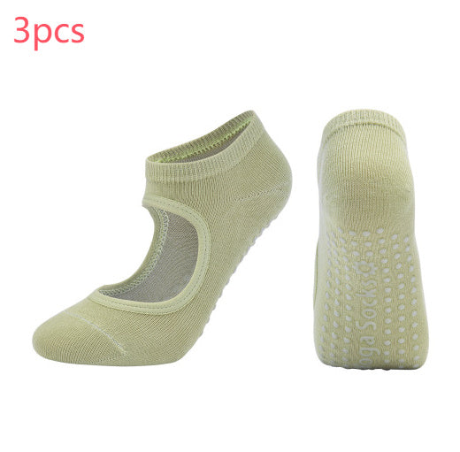 Combed cotton yoga socks