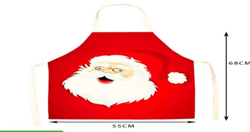 Christmas Style Washable Christmas Kitchen Restaurant Decoration