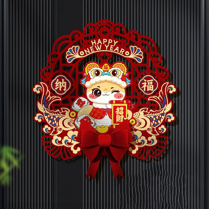 Creative New Year Door Decoration Supplies