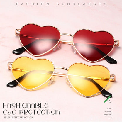 Women's Cute Heart Polarized Sun Glasses