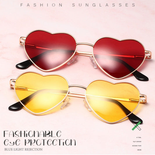 Women's Cute Heart Polarized Sun Glasses