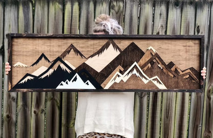 Gable Art Decoration Sunset Moon View Decoration