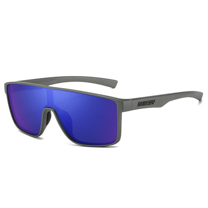 Men's And Women's Real Film One-piece Polarized Outdoor Cycling Fishing Sunglasses Sun Glasses