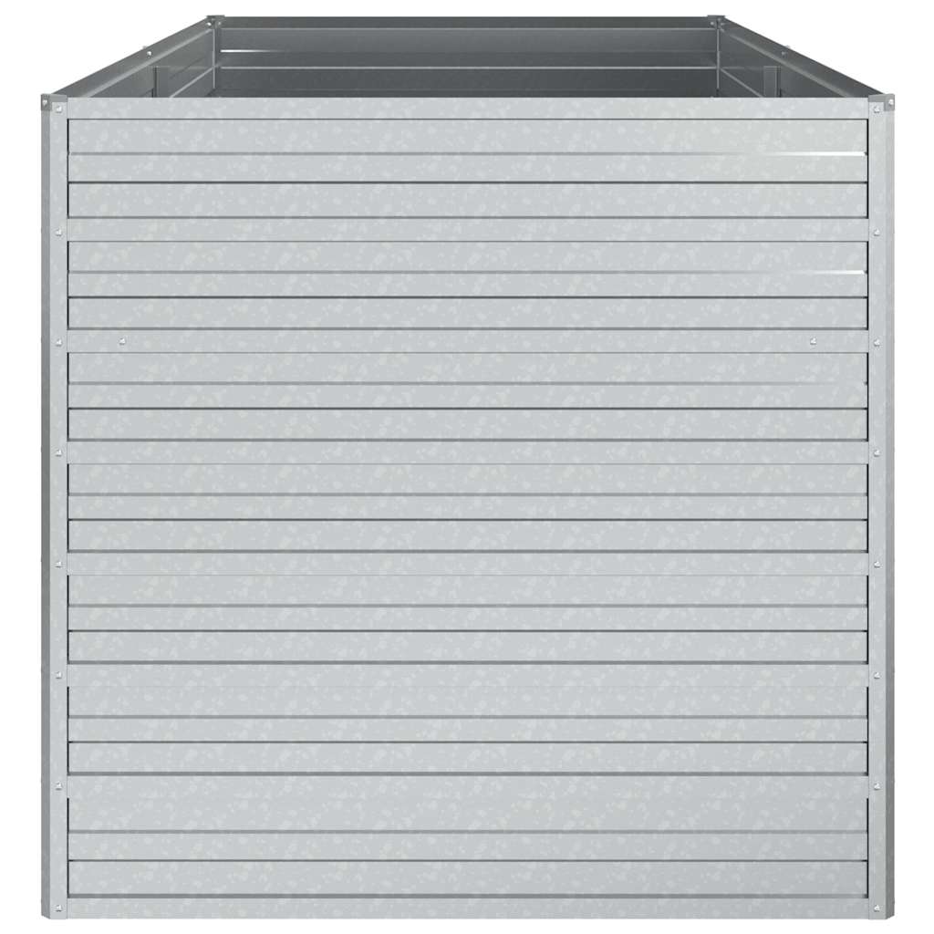 Garden Raised Bed 160x Galvanized Silver   Garden Raised Bed 100x