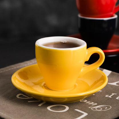 Restaurant set coffee cup and dish ceramics