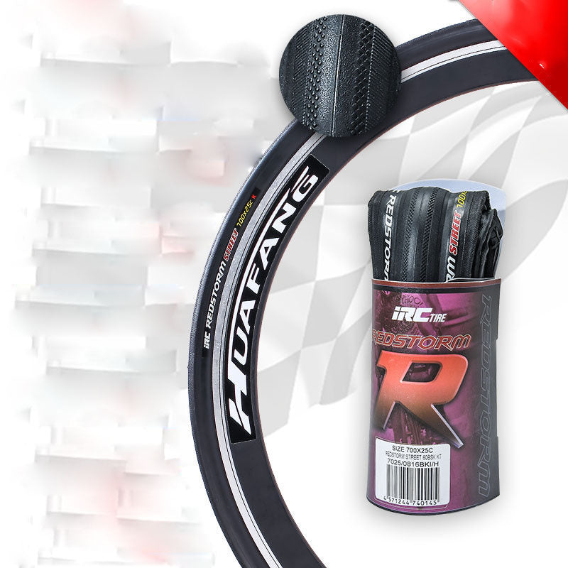 Folded bicycle tire