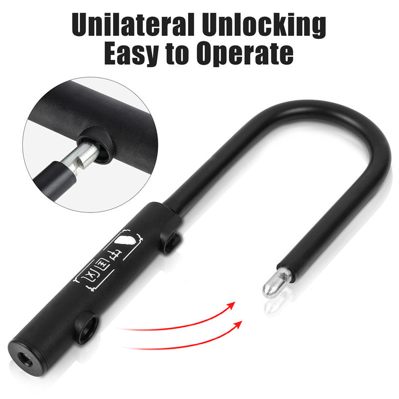 Bicycle U-lock motorcycle anti-theft lock