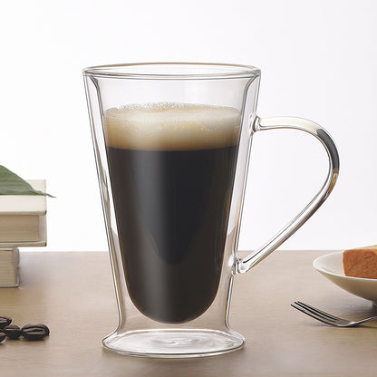 Double Layer Glass Cup Transparent Coffee Cup