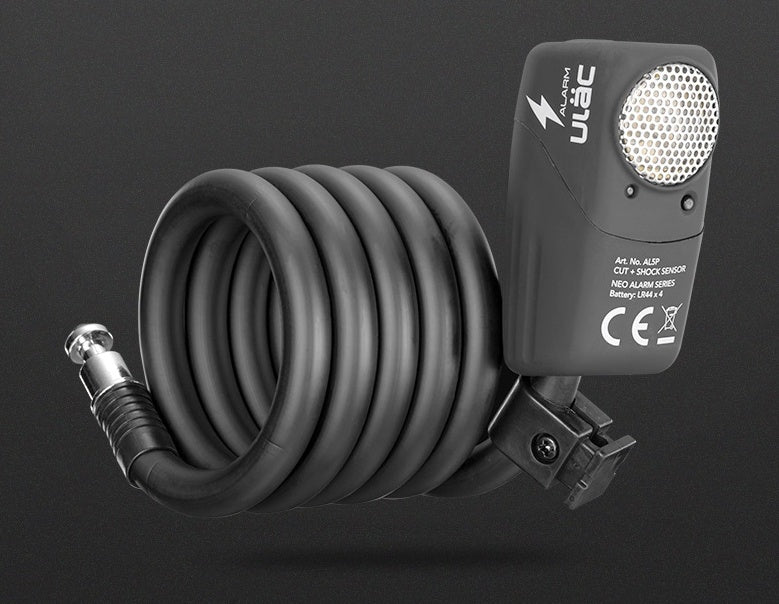Bicycle lock alarm horn