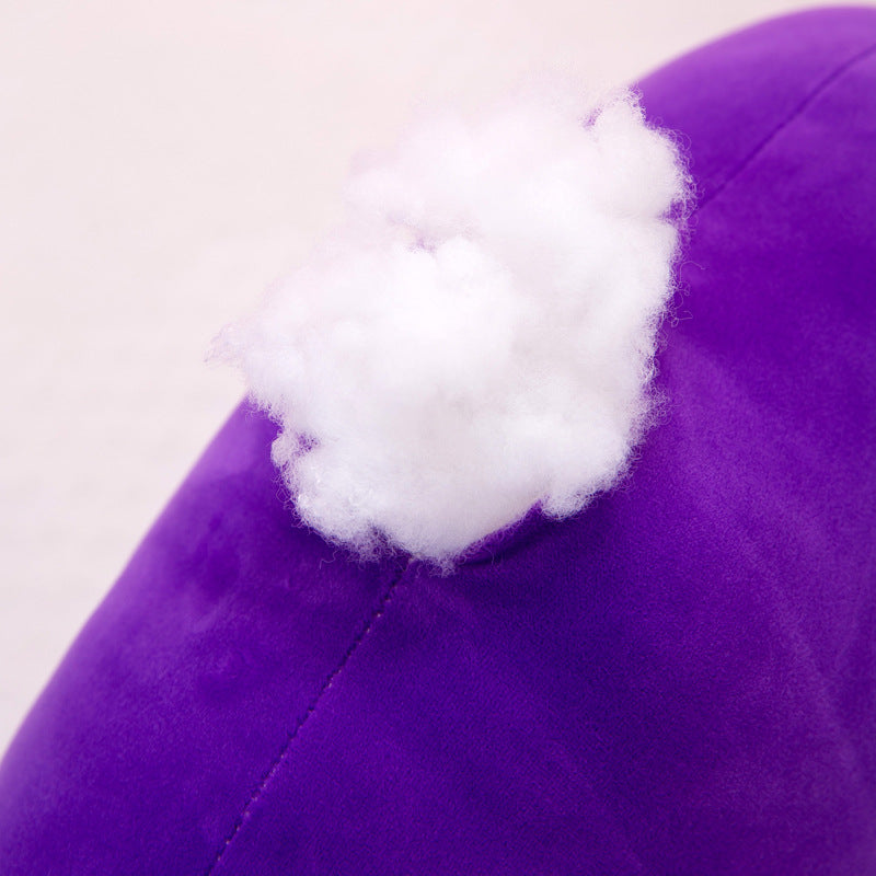 Eggplant doll with pillow doll plush toy