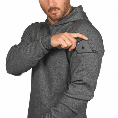 Men's sports and leisure hoodie
