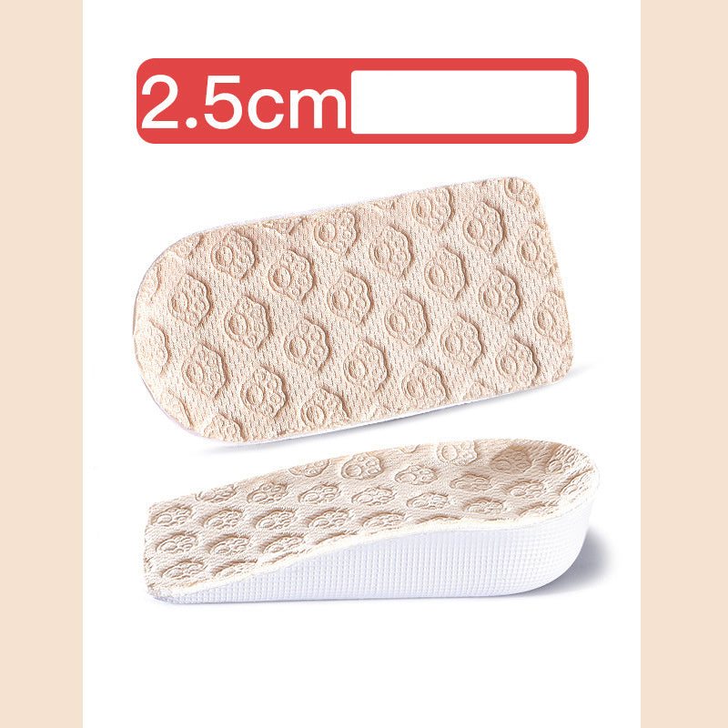 2 pairs of invisible silicone inner heightening insoles