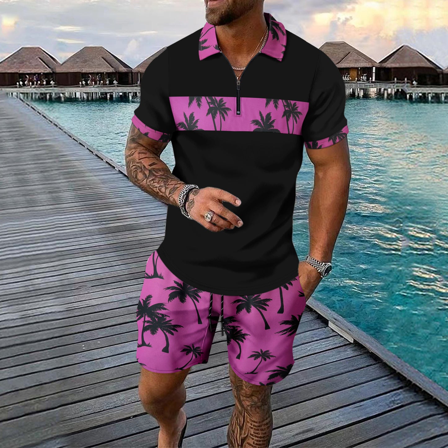 Summer New Men Leisure Set
