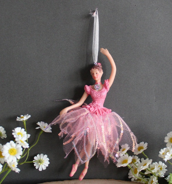 Ballerina Girl Hanging Table Top Ornament
