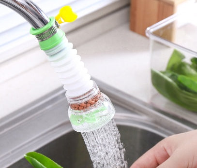 Faucet rotating drainer medical stone filter shower