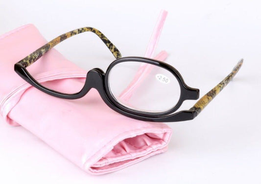 Makeup reading glasses