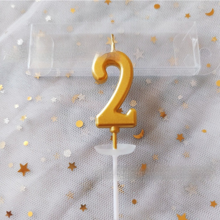 Digital Candle Birthday Cake Baking Decoration